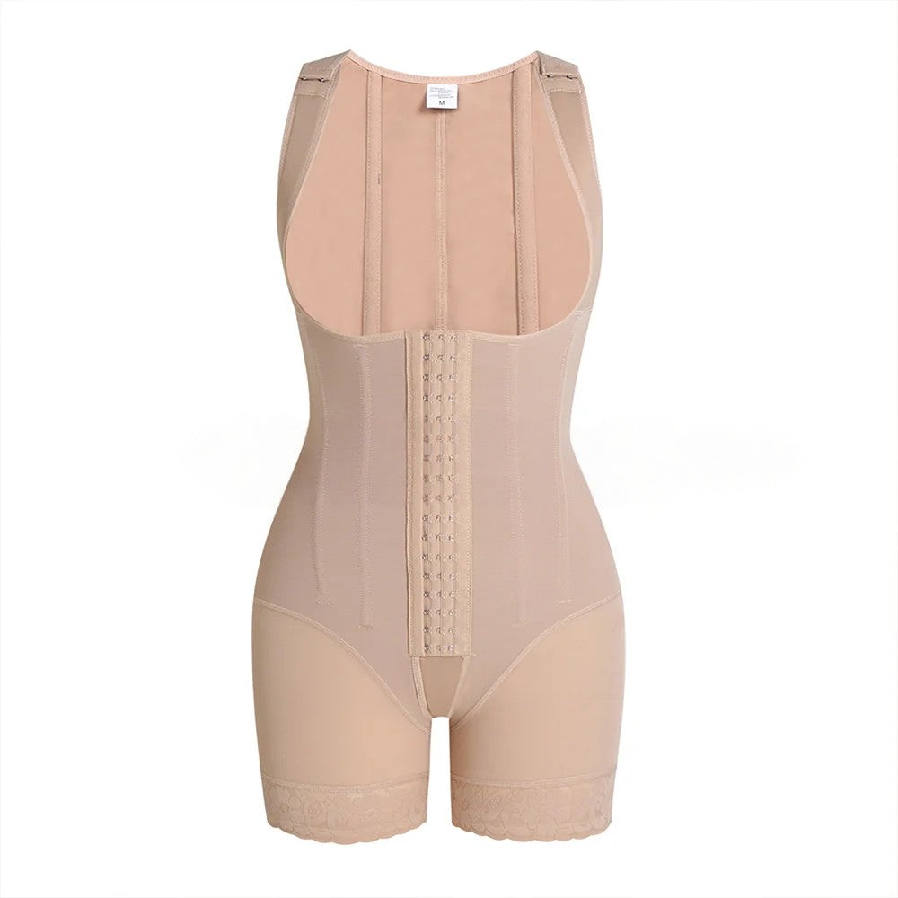 Colombian High Compression Post-Surgery Faja – Full Body Shaper with Butt Lifter & Slimming Shorts