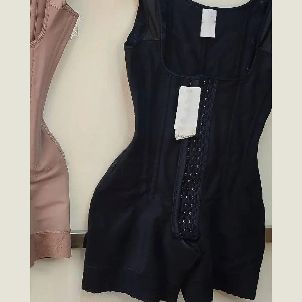 Colombian High Compression Post-Surgery Faja – Full Body Shaper with Butt Lifter & Slimming Shorts