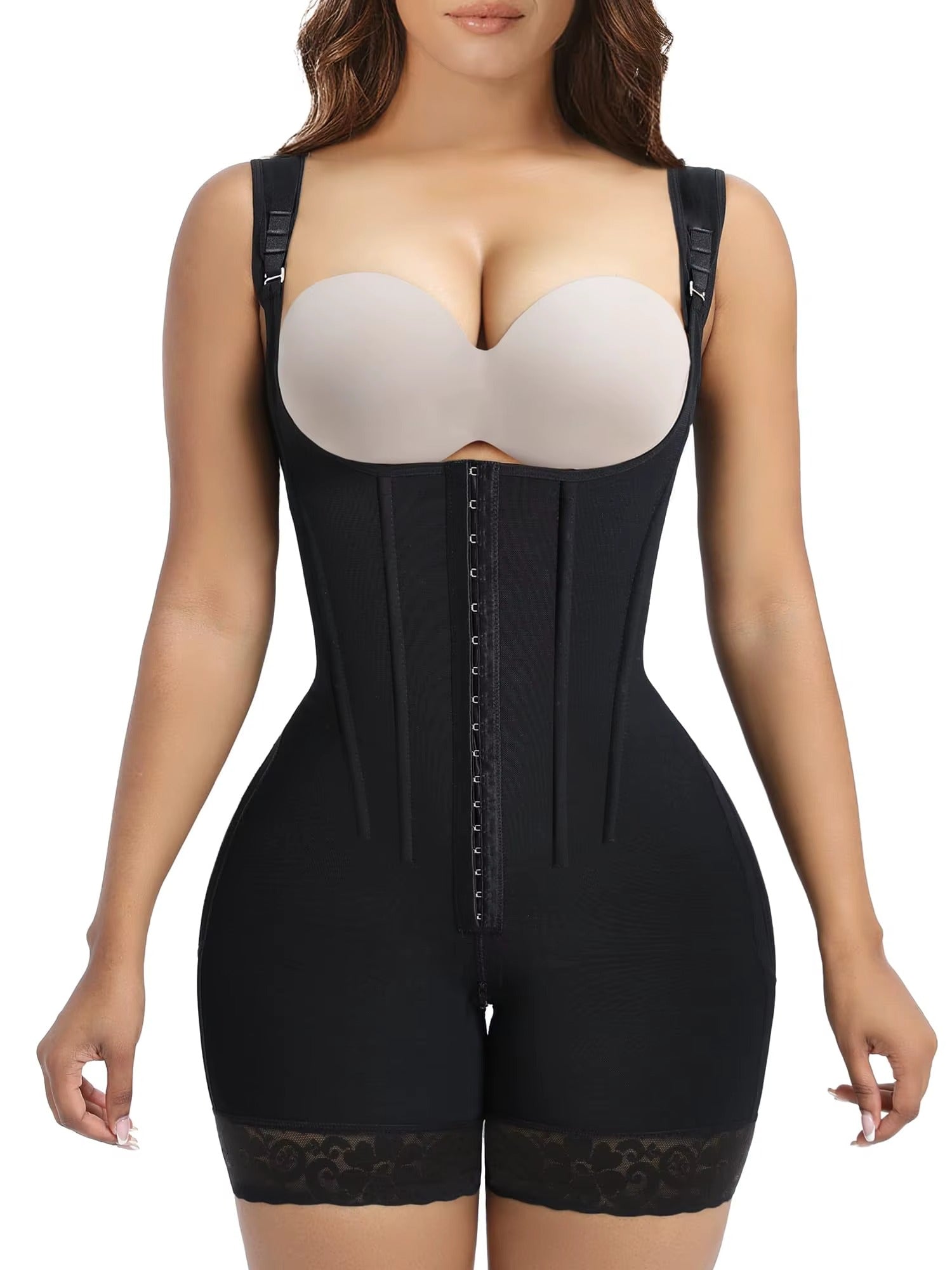 Women’s waist slimming and butt-lifting body shaper.