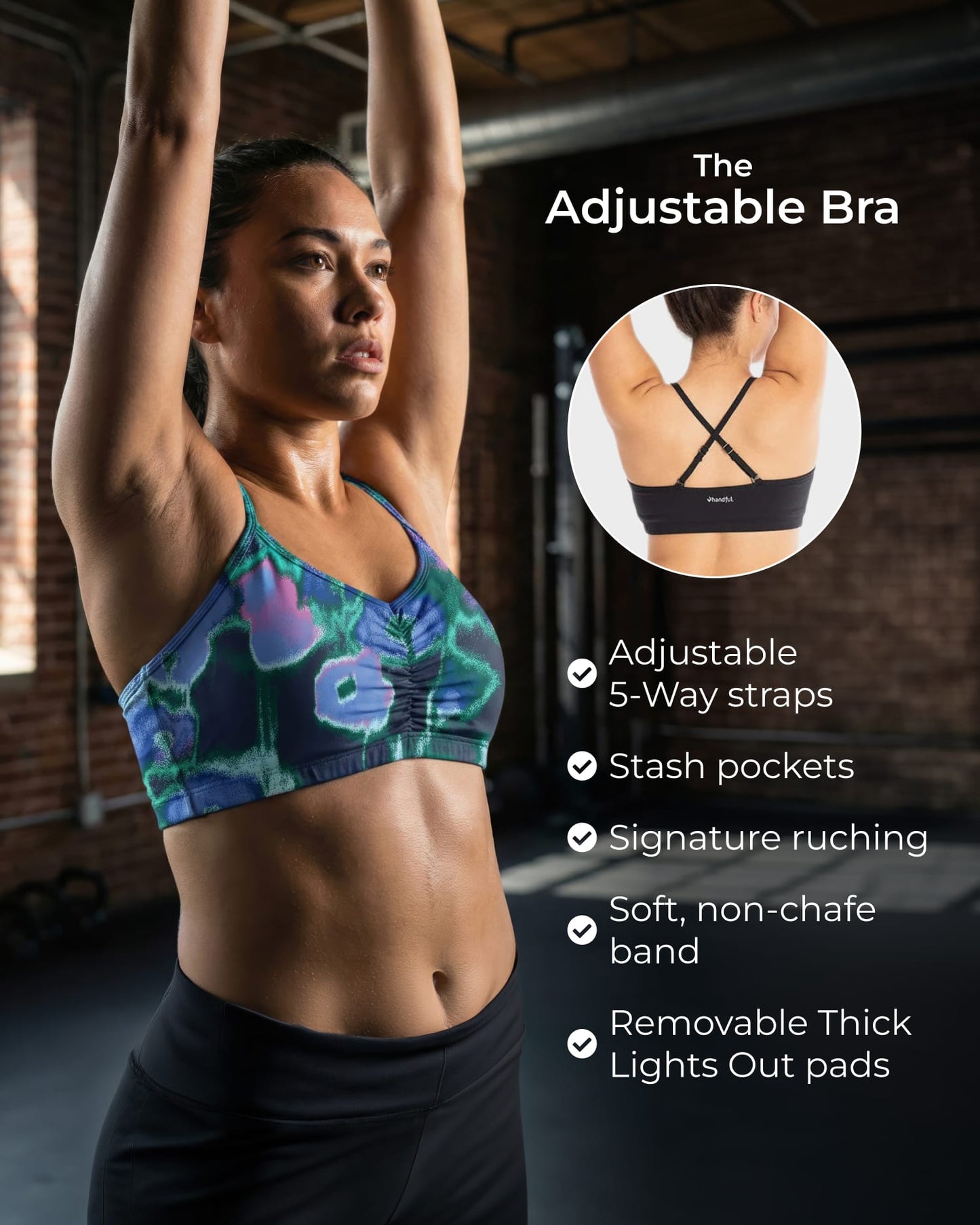Adjustable Bra – Gemstone Bouquet