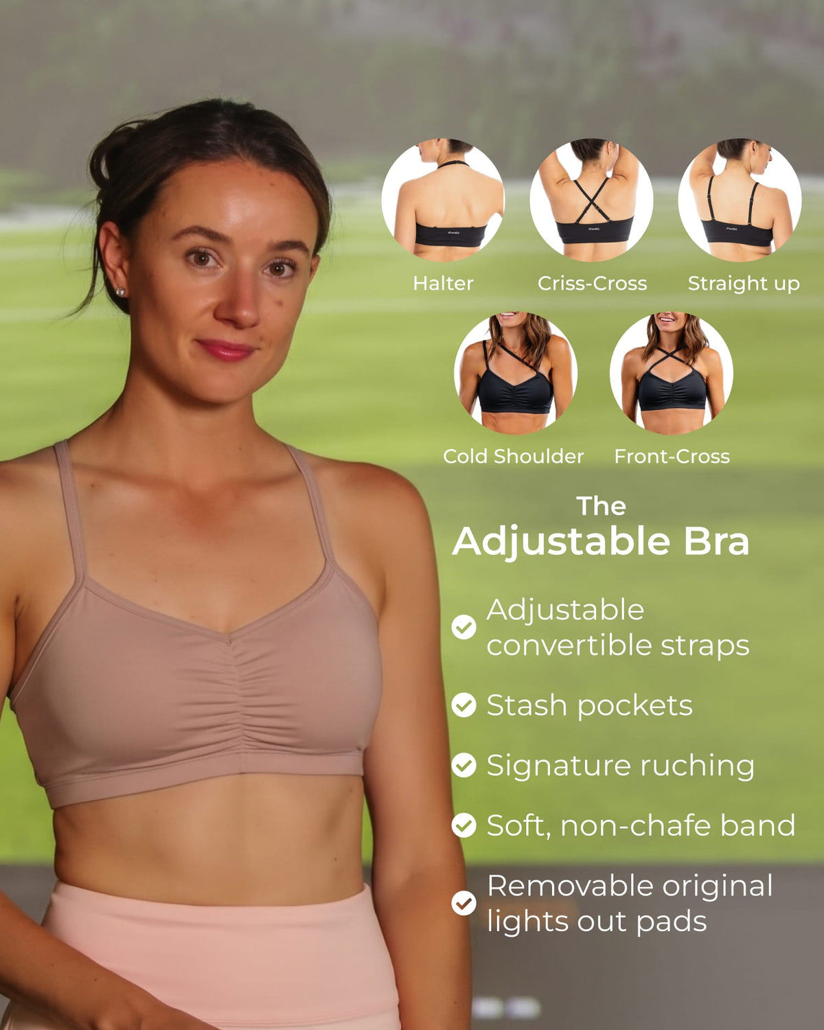 Adjustable Bra â€“ Just Brew It (Latte Brown)