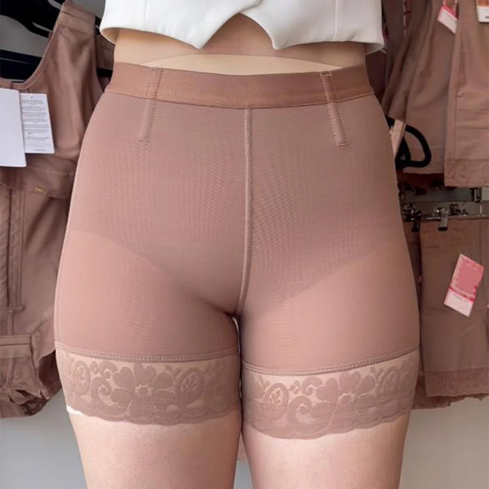 Colombian Seamless Belly Compression Shaping Shorts – Hip Lifting Control Panties for Women