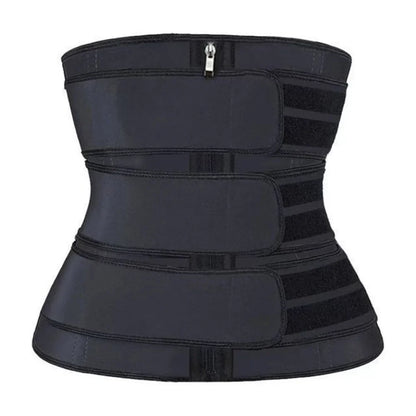 Women Postpartum Triple Belts Waist Trimmer - Tummy Control Body Shaper Girdle Slimming Fat Burning Sheath Belt