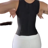 Sexy Waist Trainer Bodysuit – Zipper Corset Shapewear Vest for Women