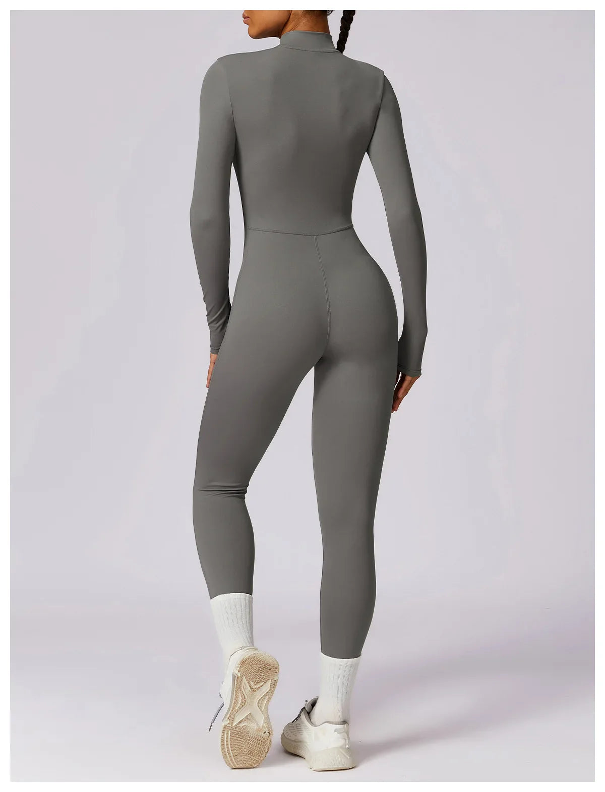 Yoga Jumpsuit Long Sleeved Zipper Rompers