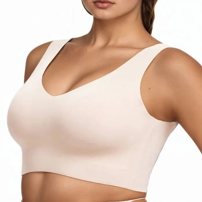 Seven-Row Hook-and-Eye Push-Up Bra – Anti-Sag Full Support Lifting Bra