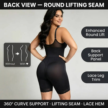 Women Seamless Spandex Breathable Zipper Waist Body Shaper – LANGQIN