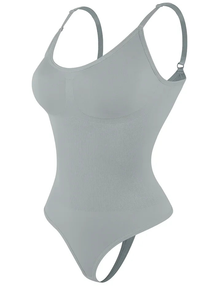 Tummy-Control Thong Bodysuit