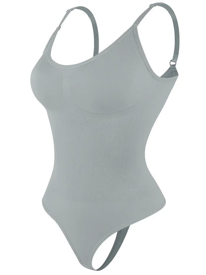 Tummy-Control Thong Bodysuit