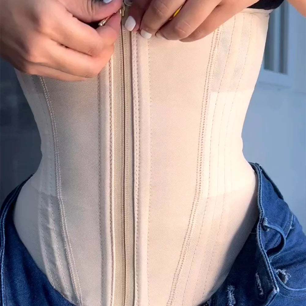 Colombian Fajas Waist Trainer – Firm Tummy Control Compression Corset