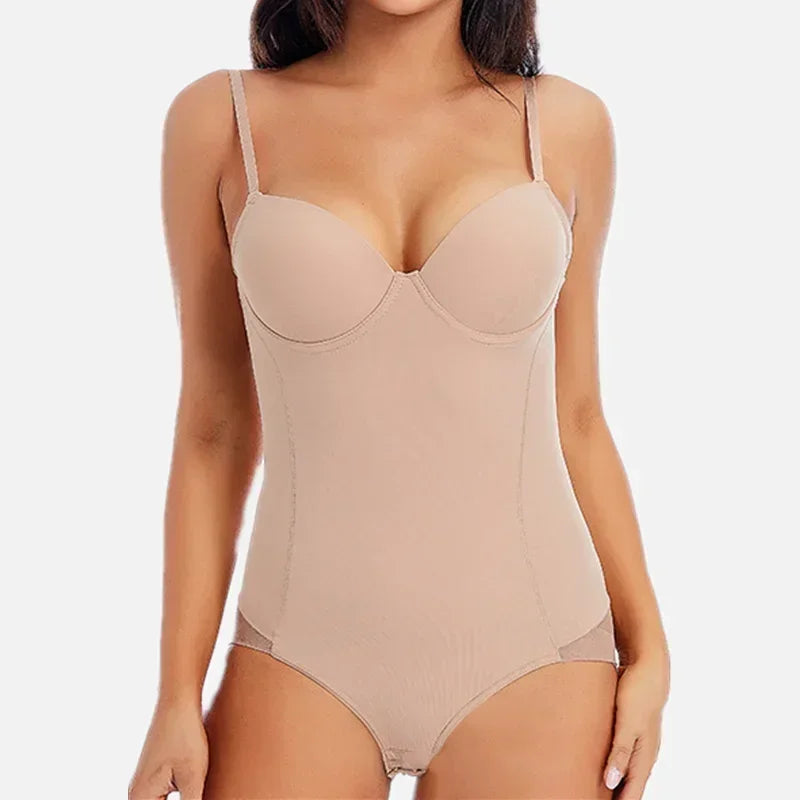 Women's Corset Bodysuit Shapewear – Slimming Underwire Lingerie