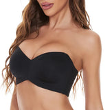 Essential Multi-Way Pure Comfort Bra – Silicone-Free Strapless Underwire Bandeau Minimizer