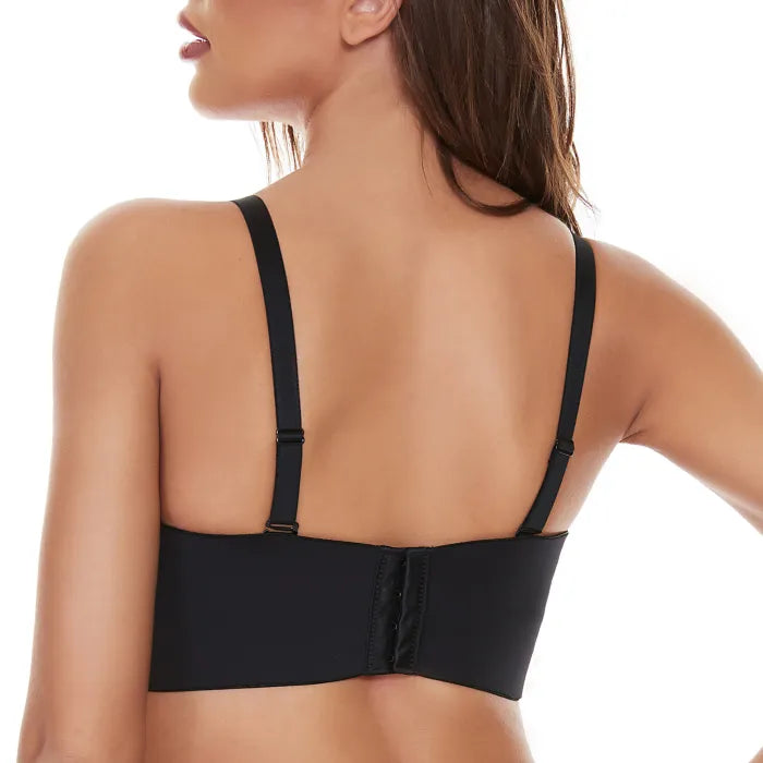 Essential Multi-Way Pure Comfort Bra – Silicone-Free Strapless Underwire Bandeau Minimizer