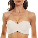 Essential Multi-Way Pure Comfort Bra – Silicone-Free Strapless Underwire Bandeau Minimizer