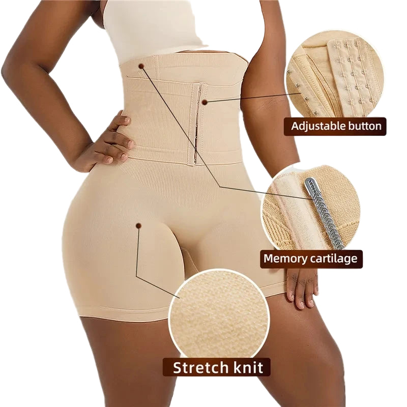 Women's High-Waist Tummy Control Shapewear Shorts with Butt Lifter