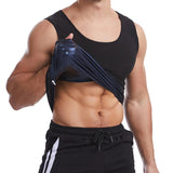 Unisex Sauna Sweat Shirt – Short Sleeve Weighted Shapewear Top for Workout & Weight Loss