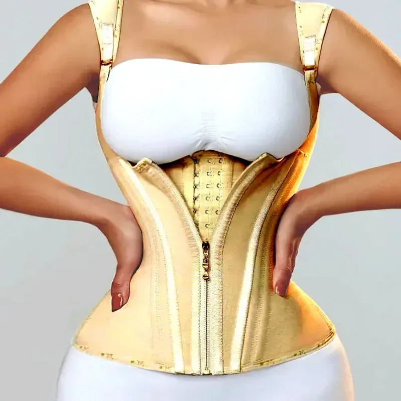 Fajas Colombian Body Shaper – High Compression Waist Trainer Corset Vest