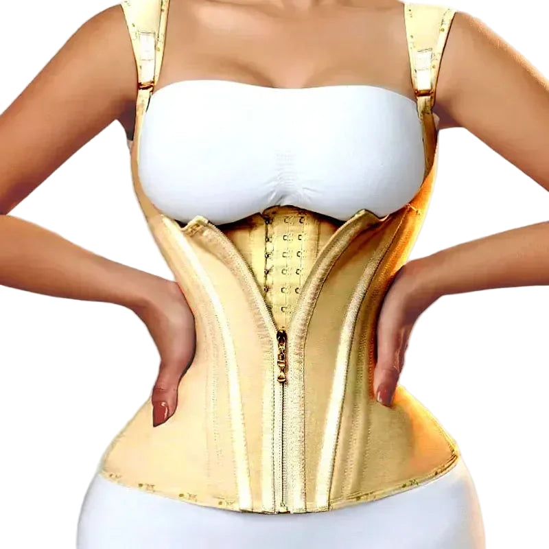 Fajas Colombian Body Shaper – High Compression Waist Trainer Corset Vest