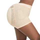Women's Padded Butt Lifter Shapewear – Lace Control Panties & Booty Enhancer Briefs