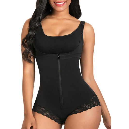 Colombian Tummy Control Shapewear Bodysuit – Waist Trainer & Slimming Girdle