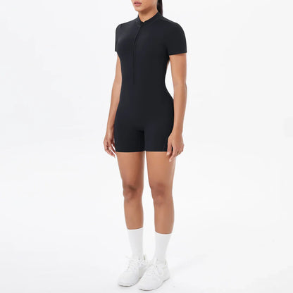 FlexiFit Backless Zip Jumpsuit - Women's Yoga Wear