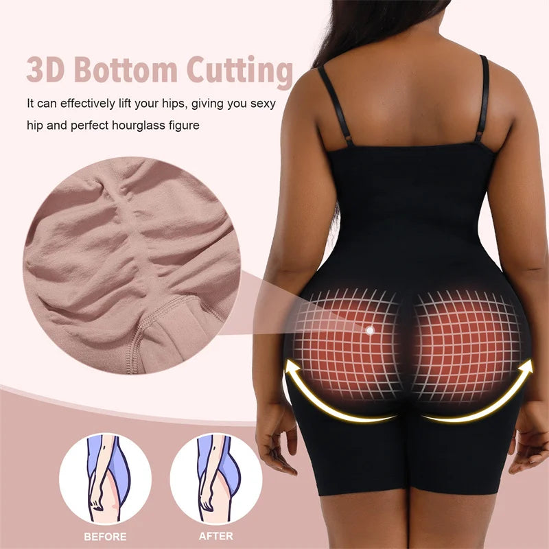 Women's Tummy Control Bodysuit – Waist Trainer Shapewear Top