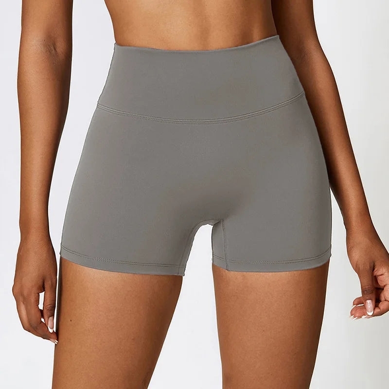 Women's High-Waist Yoga Shorts – Hip-Lifting