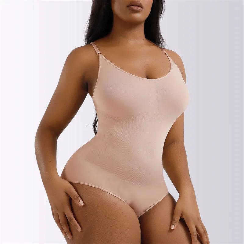 Women's Tummy Control Bodysuit – Waist Trainer Shapewear Top