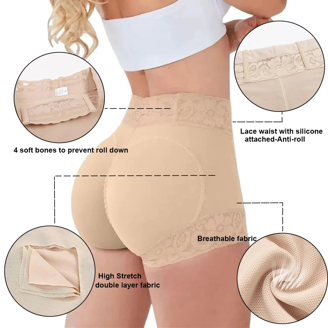 Colombian Tummy Control Body Shaper – High-Waist Shapewear Panty
