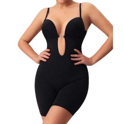 Backless Seamless Shapewear Bodysuit for Women – Butt Lifter, Waist Slimmer & Thigh Shaper