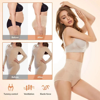 Women's Tummy Control Shapewear Panties – Seamless Butt Lifter Briefs