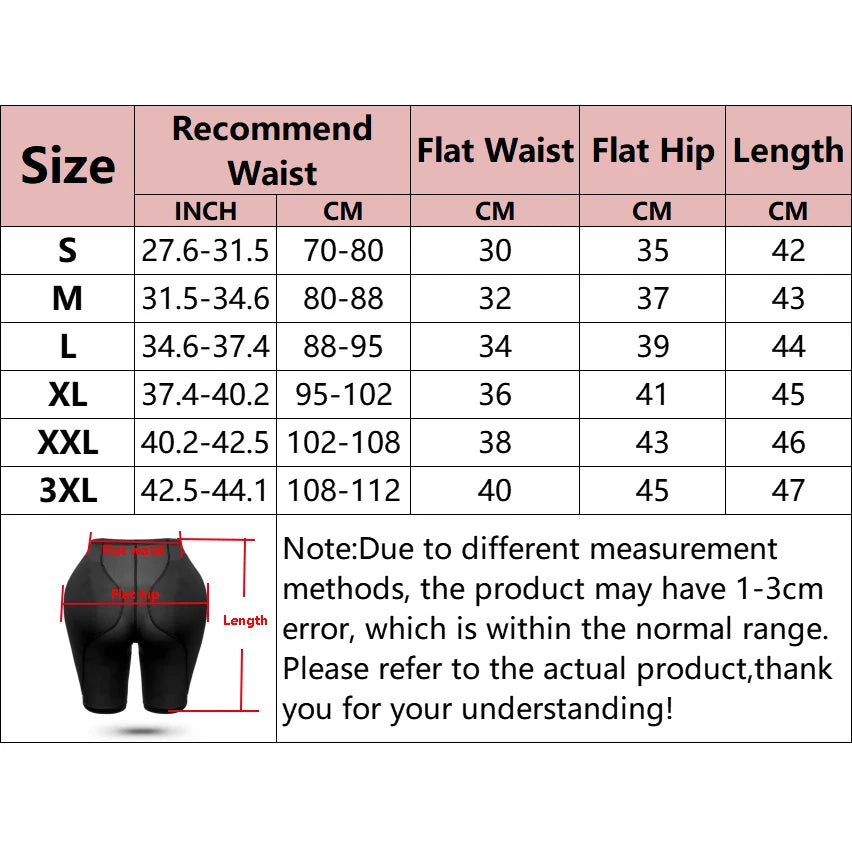 Women's Padded Butt Lifter Shapewear Panties