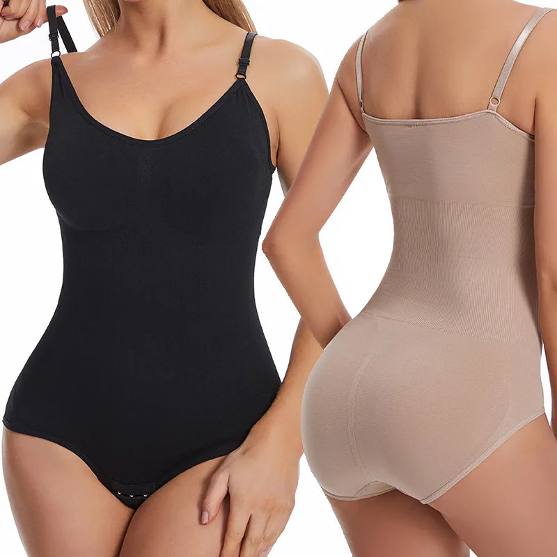 Women's Thong Bodysuit Shapewear – Tummy Control Full Body Slimmer