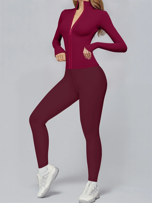 Premium Ribbed Activewear Set