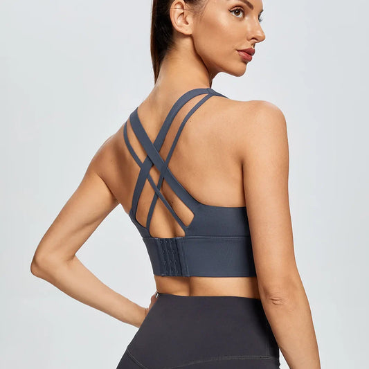 High Impact Women's Sports Bra with Back Closure