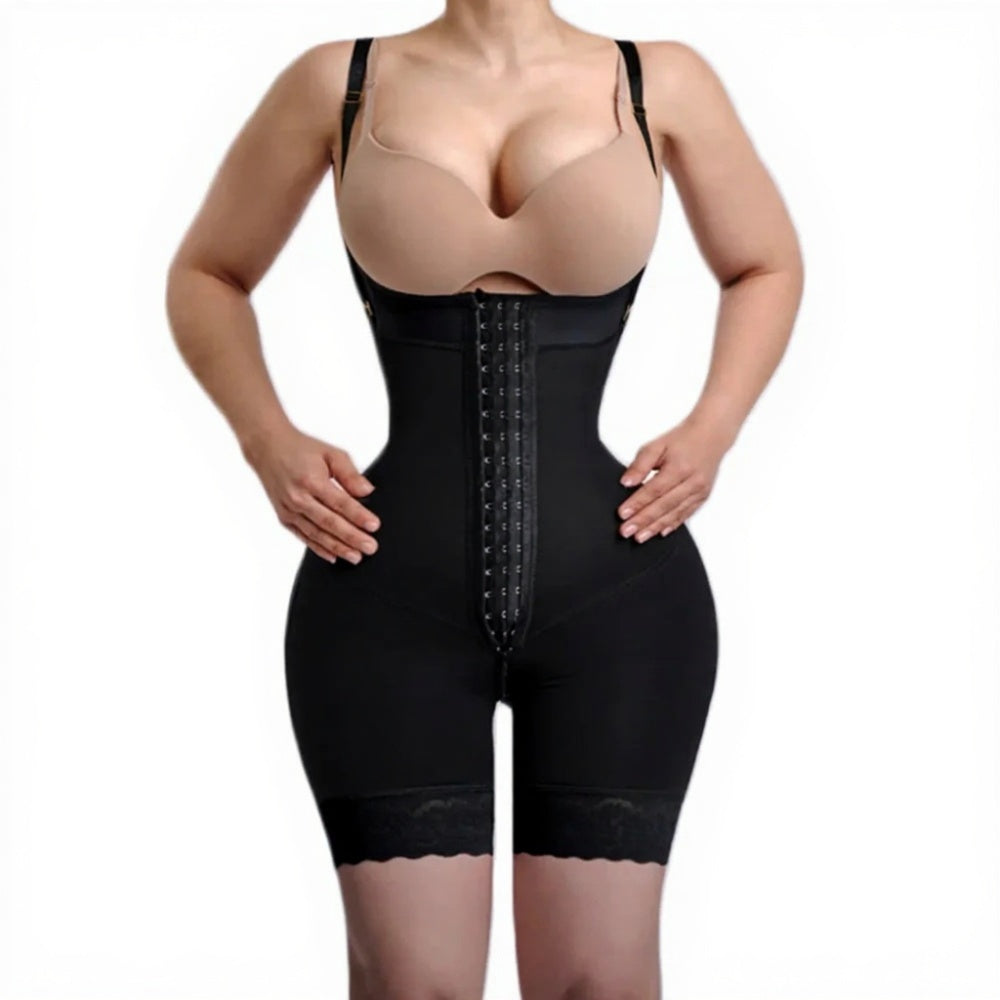 Colombian Hourglass Body Shaper for Women – Firm Compression Waist Trainer Corset