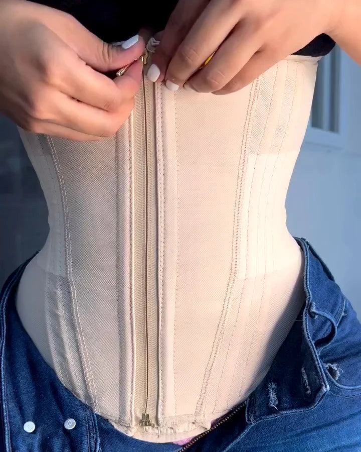 Colombian Fajas Waist Trainer – Firm Tummy Control Compression Corset