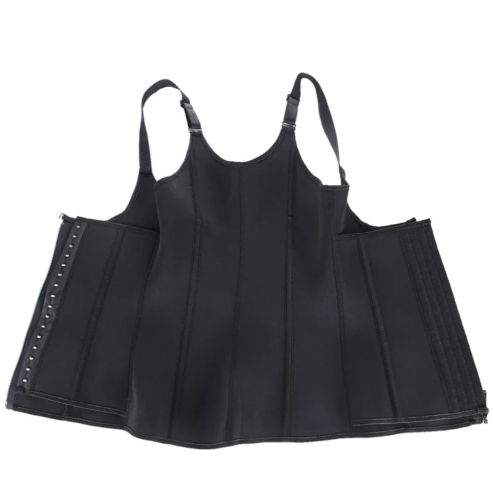 Women’s Zipper Waist Trainer Tank Top – Tummy Control Body Shaper for a Smooth, Sculpted Fit