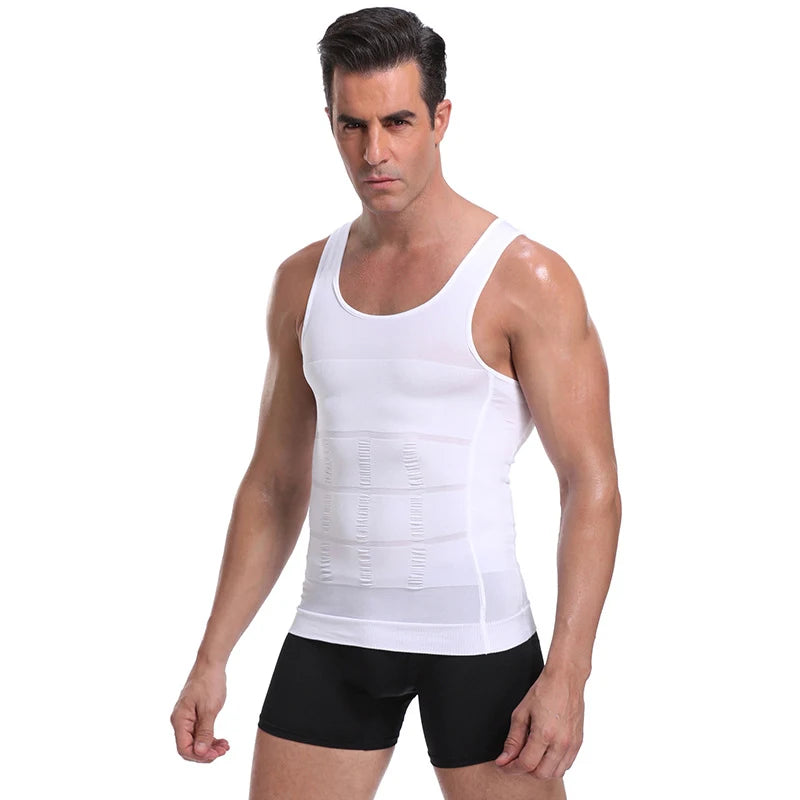 Men’s Slimming Compression Vest – Tummy & Waist Control Shapewear