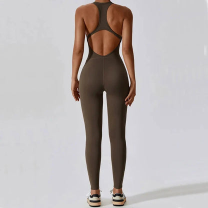 Push-Up Fitness Workout Jumpsuit