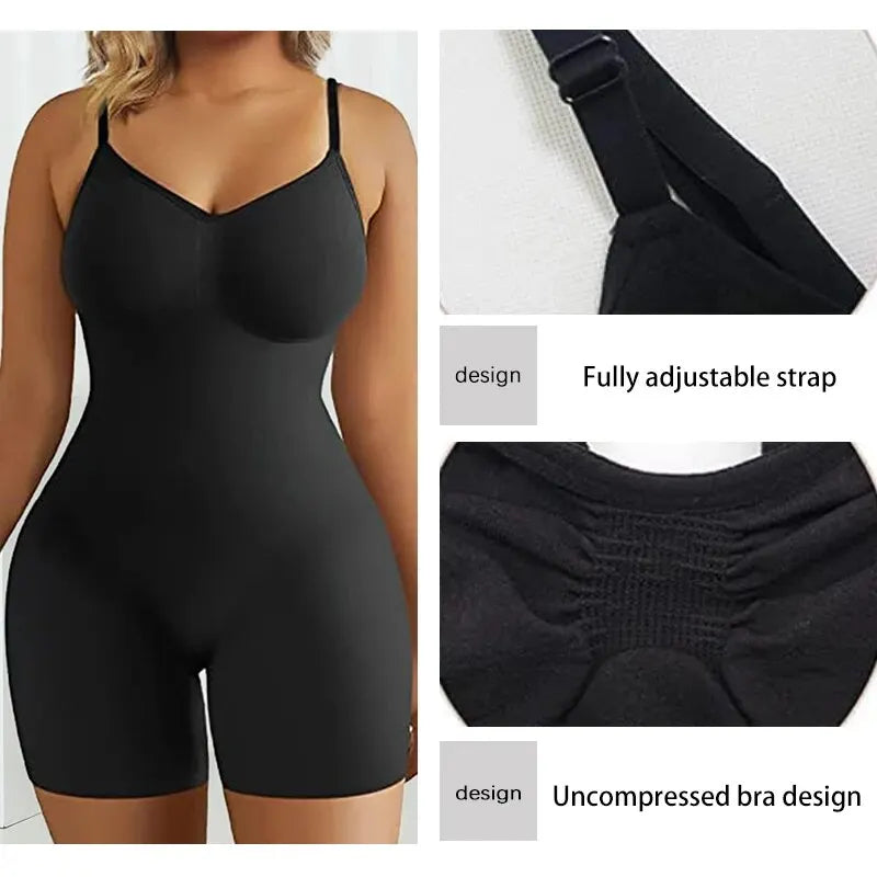 Women’s Seamless Tummy Control Bodysuit –  Shapewear Slimming Belly Belt