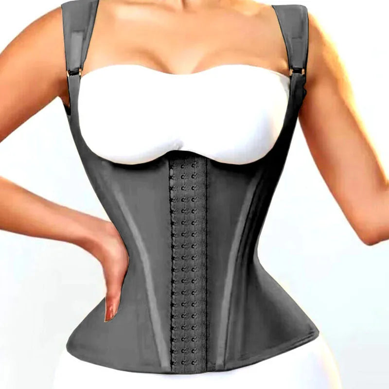Fajas Colombian Body Shaper – High Compression Waist Trainer Corset Vest