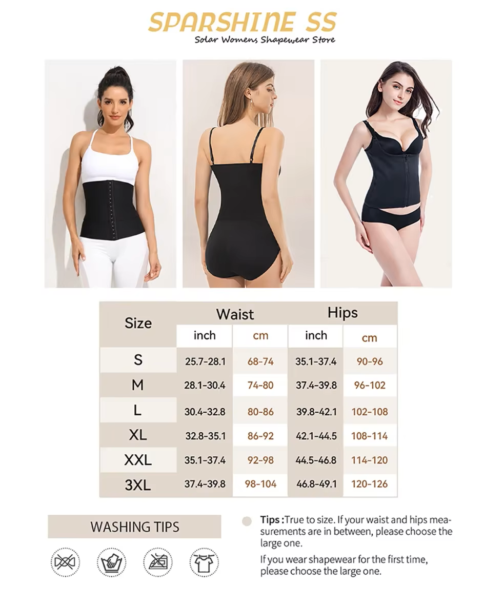 High Compression Waist Trainer Shapewear – Plus Size Body Shaper