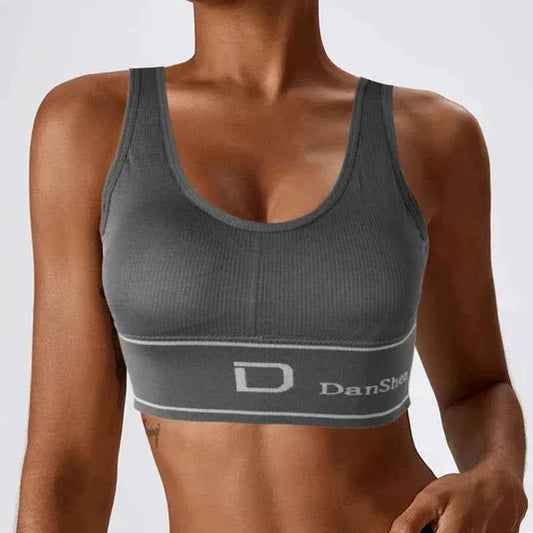 Women's Seamless Wireless Plus Size Sports Bra