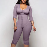 Women's Full Body Shapewear Bodysuit – Medium Compression Tummy Control, Butt Lifter, Push-Up Slimming Corset