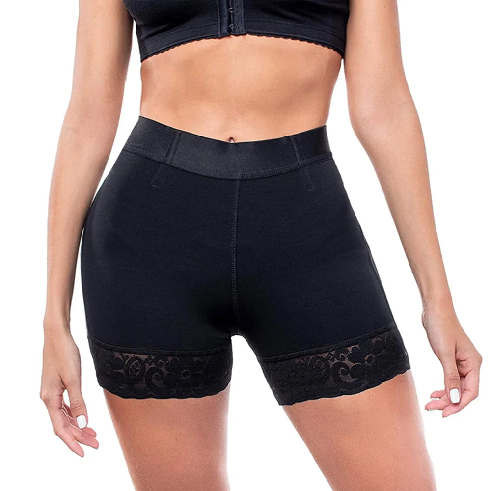 Colombian Fajas Seamless Hip Lifting Shapewear Shorts – Light Tummy Control Panties for Post-Surgery