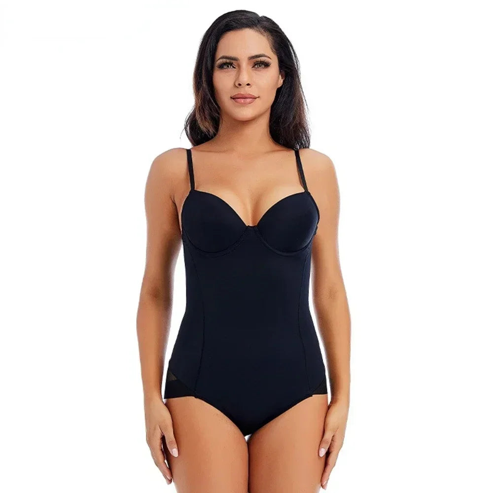 Women's Corset Bodysuit Shapewear – Slimming Underwire Lingerie