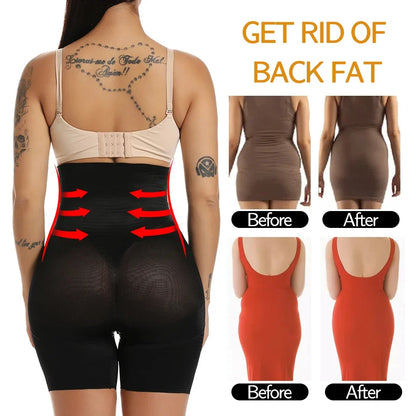 Women Body Shaper Tummy Control Shorts High Waist Mid Thigh Shapers Shaping Panties Slimming Underwear Waist Trainer Shapewear