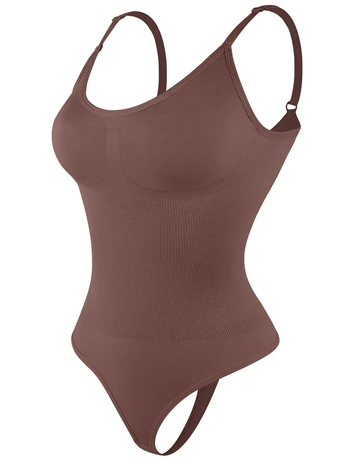 Tummy-Control Thong Bodysuit