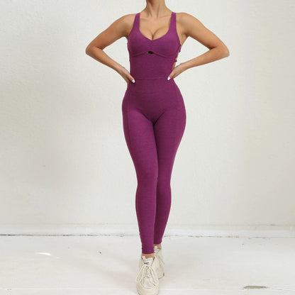 Women's Sporty Black Jumpsuit Set